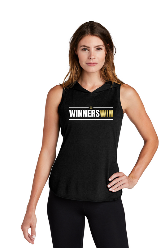 Winners Win Ladies PosiCharge ® Tri-Blend Wicking Draft Hoodie Tank
